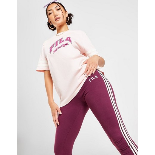 FILA LEGGINGS STRIPE LEGGNG BRG/PK ze sklepu JD Sports  w kategorii Spodnie damskie - zdjęcie 186684100