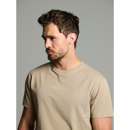 Sinsay - Bawełniana koszulka z haftem - Inny Sinsay M Sinsay