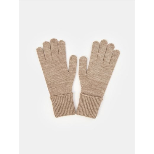 Sinsay - Rękawiczki - beżowy Sinsay One Size Sinsay