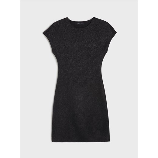 Sinsay - Sukienka mini z metalizowaną nitką - czarny ze sklepu Sinsay w kategorii Sukienki - zdjęcie 186684800