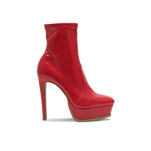 Botki Nine West SIDRA SJ1450-1 Czerwony ze sklepu eobuwie.pl w kategorii Botki - zdjęcie 186684934