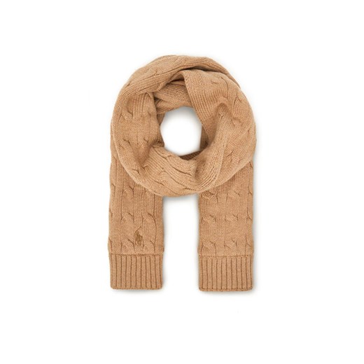 Szalik Polo Ralph Lauren 323953206004 Beżowy ze sklepu eobuwie.pl w kategorii Szaliki i chusty damskie - zdjęcie 186684963