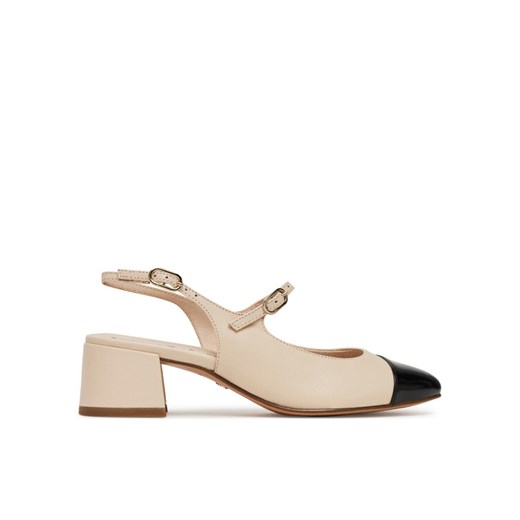 Czółenka Tamaris 1-29630-44 Beżowy ze sklepu eobuwie.pl w kategorii Sandały damskie - zdjęcie 186684990