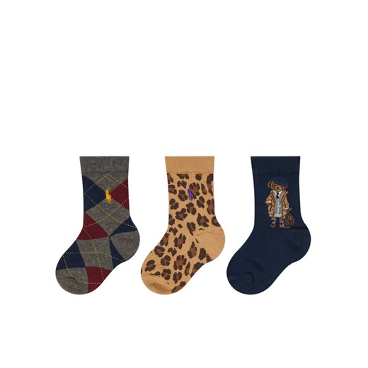 Skarpety długie Polo Ralph Lauren 446P03258001 Kolorowy ze sklepu eobuwie.pl w kategorii Skarpetki dziecięce - zdjęcie 186684992