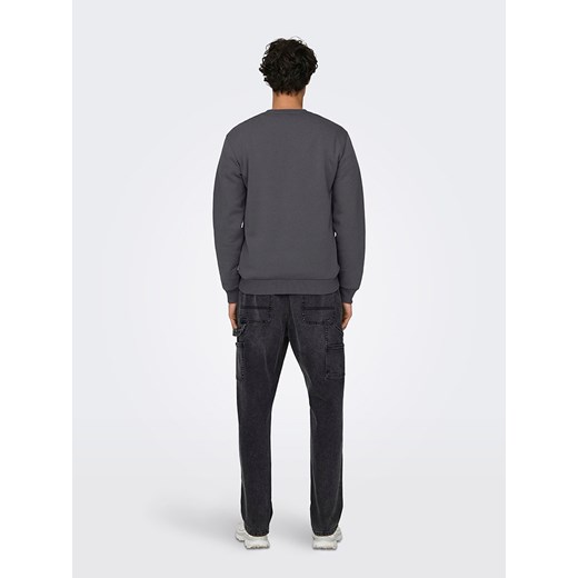 ONLY &amp; SONS Bluza &quot;Ceres&quot; w kolorze ciemnoszarym Only & Sons M okazja Limango Polska