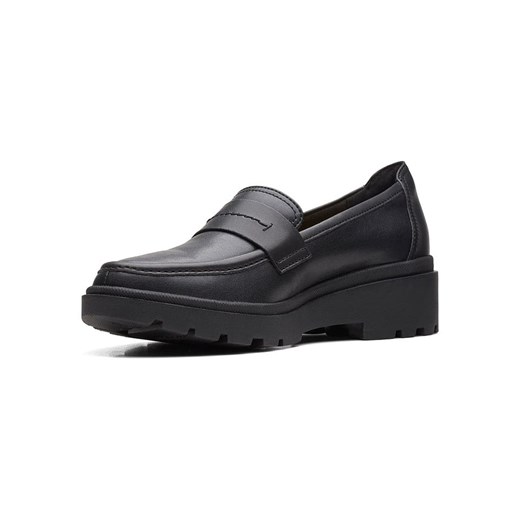 Clarks Skórzane mokasyny "Calla Ease" w kolorze czarnym Clarks 38 okazja Limango Polska