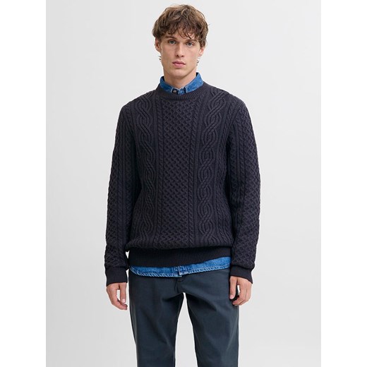 Jack &amp; Jones Sweter w kolorze granatowym Jack & Jones S okazja Limango Polska