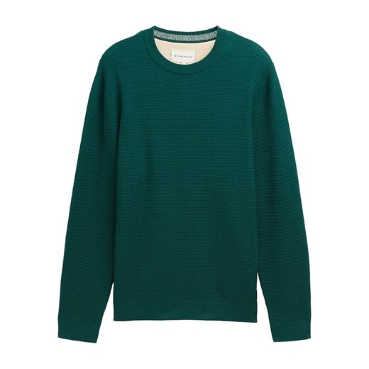 Tom Tailor Sweter w kolorze morskim ze sklepu Limango Polska w kategorii Swetry męskie - zdjęcie 186686770