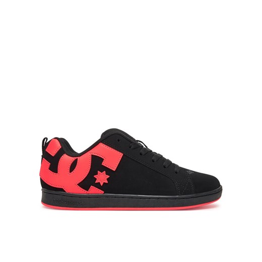 Sneakersy DC Shoes COURT GRAFFIK 300678-BHP Czarny ze sklepu eobuwie.pl w kategorii Buty sportowe damskie - zdjęcie 186688651