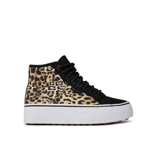 Sneakersy DC Shoes Manual Hi Wnt ADJS300286 Czarny ze sklepu eobuwie.pl w kategorii Trampki damskie - zdjęcie 186688760