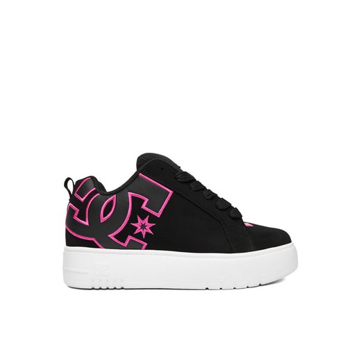 Sneakersy DC Shoes CEO-COURT GRAFFIK PLATFORM DC02422001 Czarny ze sklepu eobuwie.pl w kategorii Buty sportowe damskie - zdjęcie 186688841