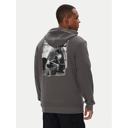 DC Shoes Bluza ADYSF03145 Szary Regular Fit ze sklepu MODIVO w kategorii Bluzy męskie - zdjęcie 186690782