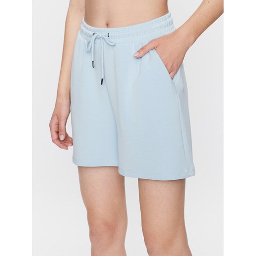 Moss Copenhagen Szorty materiałowe 17476 Błękitny Basic Fit ze sklepu MODIVO w kategorii Szorty - zdjęcie 186690800