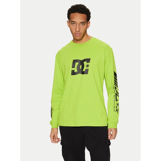 DC Shoes Longsleeve Drivers Club ADYZT05406 Zielony Standard Fit ze sklepu MODIVO w kategorii T-shirty męskie - zdjęcie 186690811