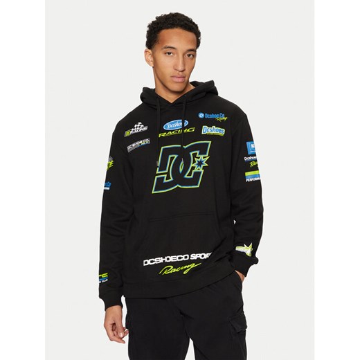 DC Shoes Bluza Racing ADYSF03130 Czarny Standard Fit ze sklepu MODIVO w kategorii Bluzy męskie - zdjęcie 186690853