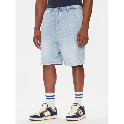 DC Shoes Szorty jeansowe Carpenter ADYDS03022 Błękitny Baggy Fit ze sklepu MODIVO w kategorii Spodenki męskie - zdjęcie 186690882
