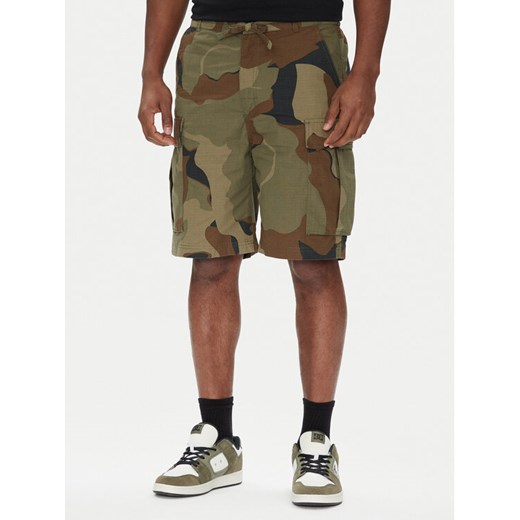 DC Shoes Szorty materiałowe Tundra ADYWS03086 Zielony Regular Fit ze sklepu MODIVO w kategorii Spodenki męskie - zdjęcie 186690914