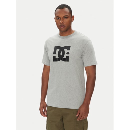 DC Shoes T-Shirt ADYZT05373 Szary Regular Fit ze sklepu MODIVO w kategorii T-shirty męskie - zdjęcie 186691064