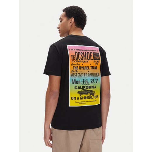 DC Shoes T-Shirt ADYZT05455 Czarny Heritage Fit ze sklepu MODIVO w kategorii T-shirty męskie - zdjęcie 186691151