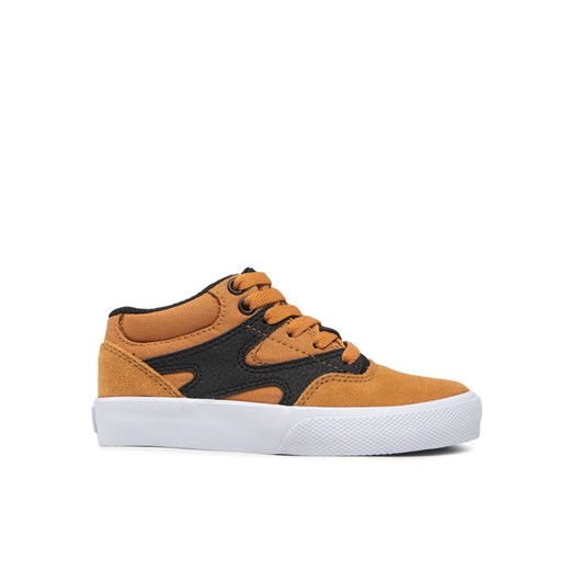 DC Shoes Sneakersy Kalis Vulc Mid ADBS300367 Żółty ze sklepu MODIVO w kategorii Buty sportowe dziecięce - zdjęcie 186691201