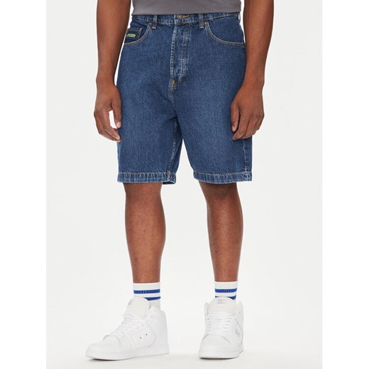 DC Shoes Szorty jeansowe Worker ADYDS03020 Niebieski Baggy Fit ze sklepu MODIVO w kategorii Spodenki męskie - zdjęcie 186691232