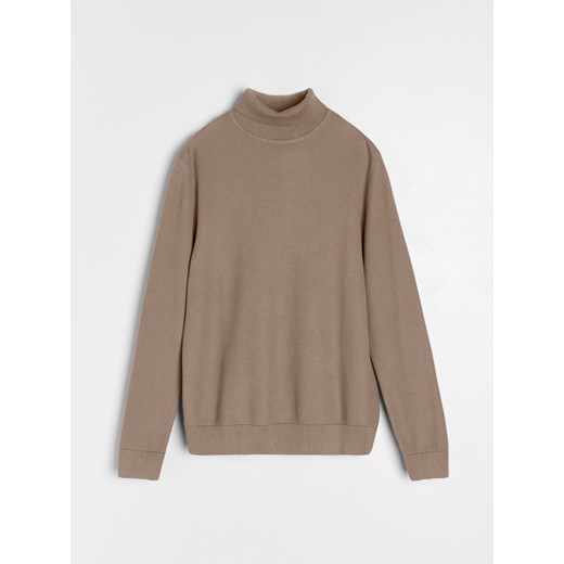 Sinsay - Sweter basic - brązowy Sinsay M Sinsay