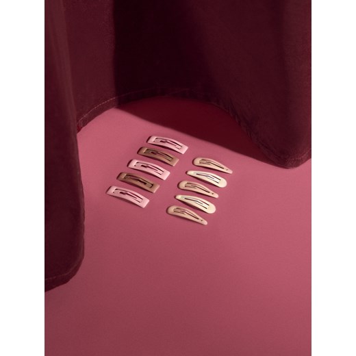 Sinsay - Spinki do włosów z matowym wykończeniem 10 pack - wielobarwny Sinsay One Size Sinsay