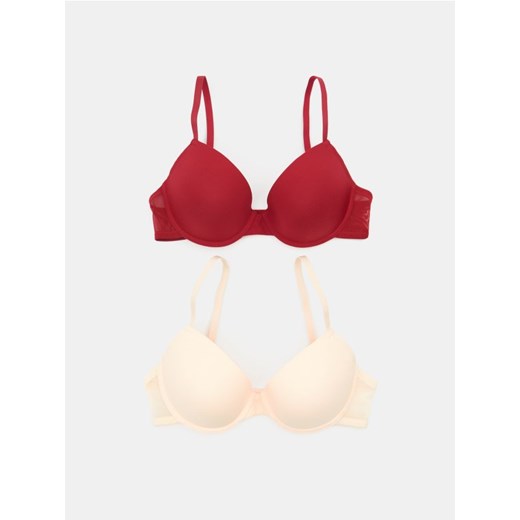 Sinsay - Biustonosze usztywniane 2 pack - wielobarwny ze sklepu Sinsay w kategorii Biustonosze - zdjęcie 186696132