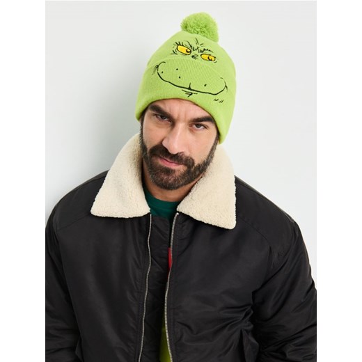 Sinsay - Czapka beanie Grinch - zielony - id: 241EL-71X - marki Sinsay - 186696141 Sinsay - Czapka beanie Grinch - zielony ze sklepu Sinsay w kategorii Czapki zimowe męskie - zdjęcie 186696141