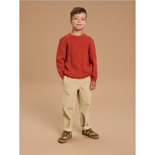 Sinsay - Spodnie pull on - beżowy - id: 934EM-80X - marki Sinsay - 186696223 Sinsay - Spodnie pull on - beżowy ze sklepu Sinsay w kategorii Spodnie chłopięce - zdjęcie 186696223