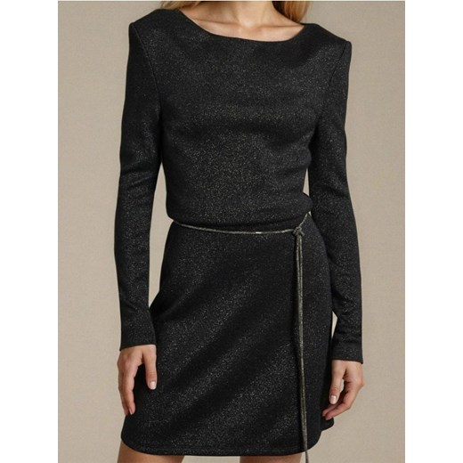 Sinsay - Sukienka z paskiem - czarny ze sklepu Sinsay w kategorii Sukienki - zdjęcie 186696224