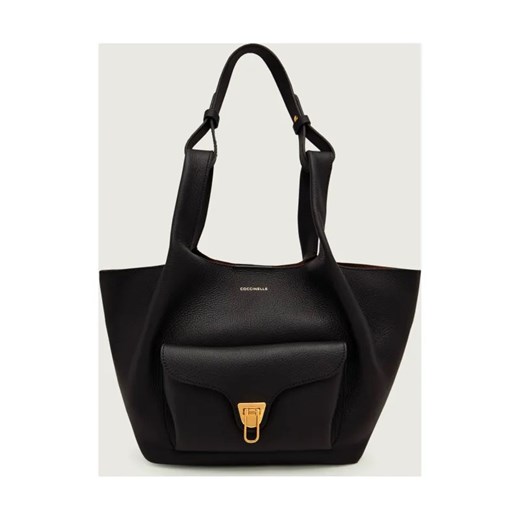 Coccinelle Skórzana torebka na ramię Beat ze sklepu Gomez Fashion Store w kategorii Torby Shopper bag - zdjęcie 186697132