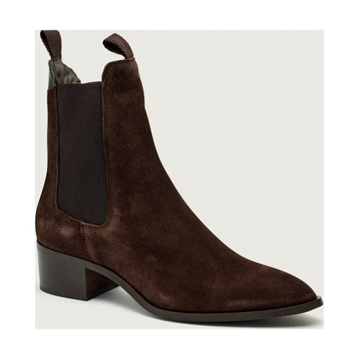 Gant Sztyblety St Broomly | zamsz ze sklepu Gomez Fashion Store w kategorii Botki - zdjęcie 186697133