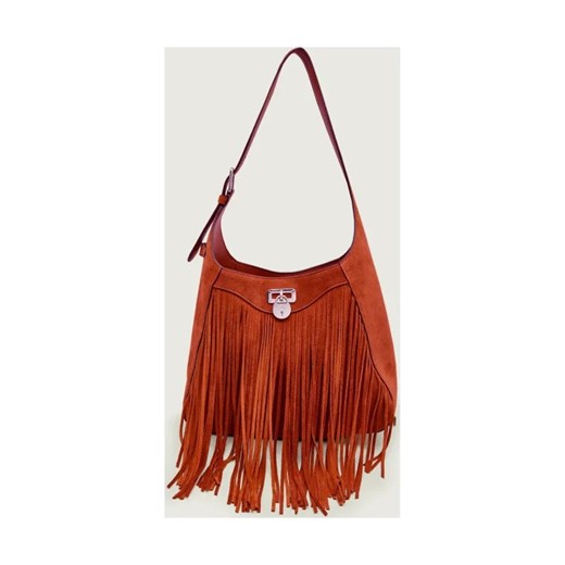 LAUREN RALPH LAUREN Torebka na ramię TANNER | zamsz ze sklepu Gomez Fashion Store w kategorii Listonoszki - zdjęcie 186697134