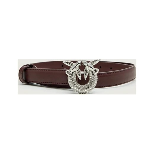 Pinko Skórzany pasek H2 STRASS BUCKLE ze sklepu Gomez Fashion Store w kategorii Paski damskie - zdjęcie 186697184