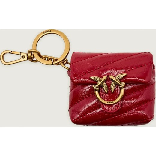 Pinko Skórzane etui na słuchawki LOVE PUFF SHINY ze sklepu Gomez Fashion Store w kategorii Etui - zdjęcie 186697202