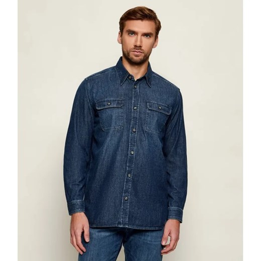 BOSS BLACK Jeansowa koszula BECKHAM x BOSS | Regular Fit ze sklepu Gomez Fashion Store w kategorii Koszule męskie - zdjęcie 186697252