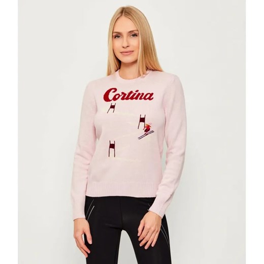 ST.Barth Sweter NEW QUEEN C | ST.Barth x St. Moritz | Slim Fit | z dodatkiem wełny i kaszmiru ze sklepu Gomez Fashion Store w kategorii Swetry damskie - zdjęcie 186697254