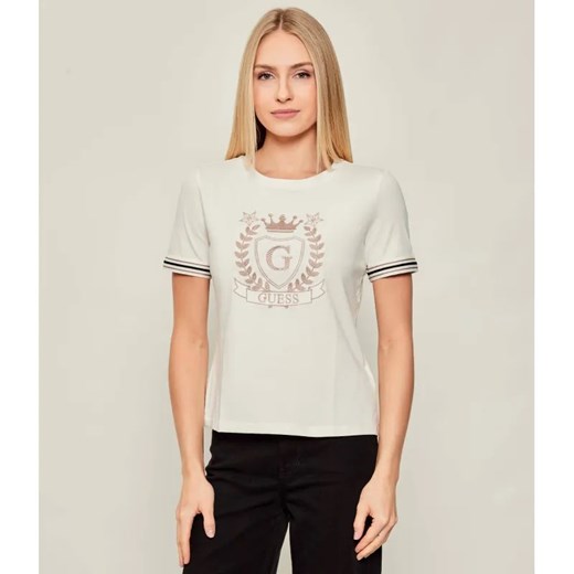 GUESS ACTIVE T-shirt MURIEL | Regular Fit ze sklepu Gomez Fashion Store w kategorii Bluzki damskie - zdjęcie 186697263