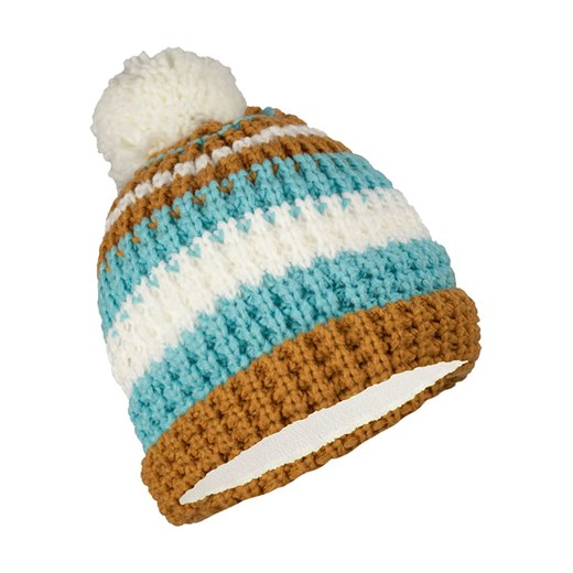 Trollkids Czapka &quot;Hallingdal&quot; w kolorze jasnobrązowo-białym Trollkids onesize Limango Polska wyprzedaż