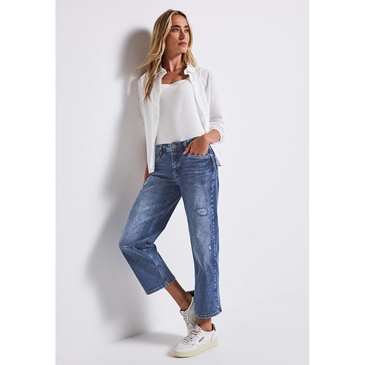 Street One Dżinsy - Regular fit - w kolorze niebieskim Street One W33/L28 Limango Polska wyprzedaż