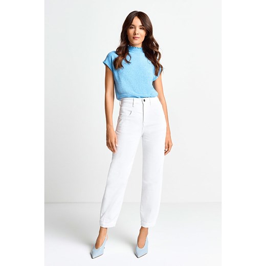 Rich &amp; Royal Dżinsy - Tapered fit - w kolorze białym ze sklepu Limango Polska w kategorii Jeansy damskie - zdjęcie 186698183