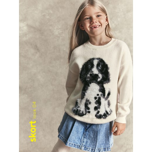 Reserved - Jeansowe spódnico-szorty - niebieski ze sklepu Reserved w kategorii Spódnice dziewczęce - zdjęcie 186698840