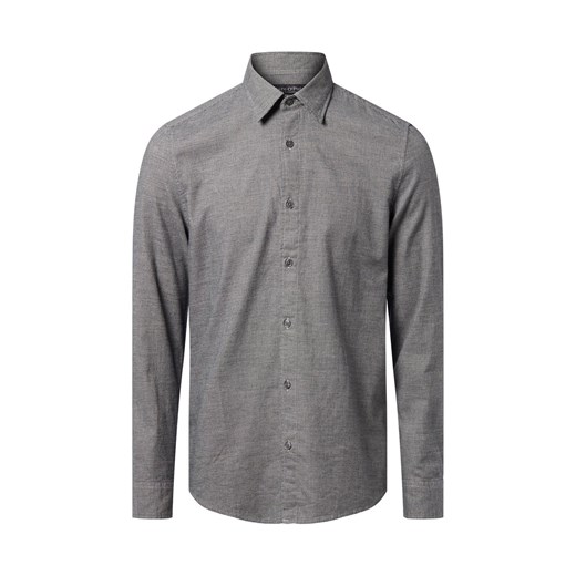 Marc O'Polo Męska koszula casual Mężczyźni Comfort Fit Bawełna antracytowy wzorzysty - id: 781962-0001-09920 - marki Marc O'Polo - 186698963 Marc O'Polo Męska koszula casual Mężczyźni Comfort Fit Bawełna antracytowy wzorzysty ze sklepu vangraaf w kategorii Koszule męskie - zdjęcie 186698963