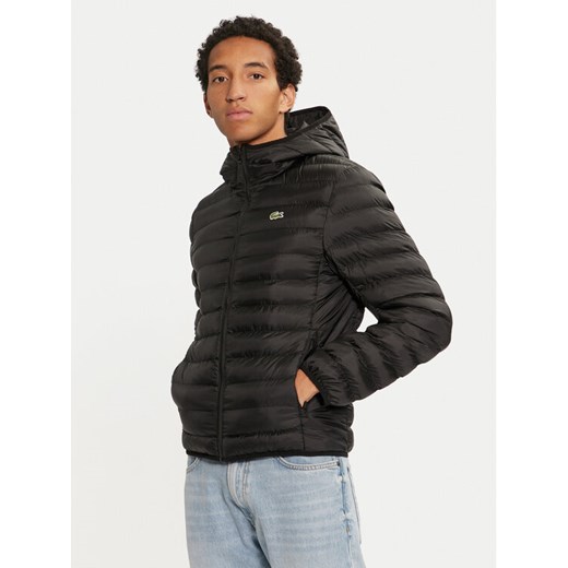 Lacoste Kurtka przejściowa BH2909 Czarny Regular Fit ze sklepu MODIVO w kategorii Kurtki męskie - zdjęcie 186700122