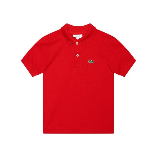 Lacoste Polo PJ2909 Czerwony Regular Fit ze sklepu MODIVO w kategorii T-shirty chłopięce - zdjęcie 186700134