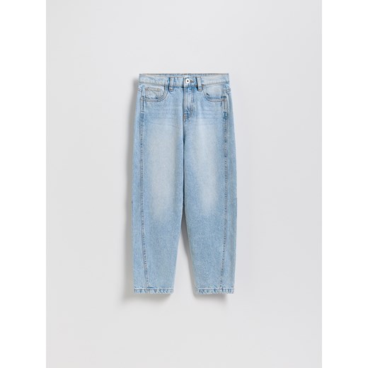 Reserved - Jeansy balloon fit - niebieski ze sklepu Reserved w kategorii Spodnie dziewczęce - zdjęcie 186701621