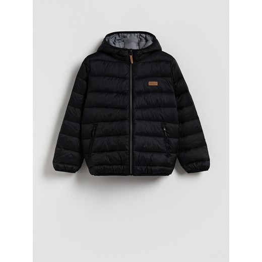 Reserved - Pikowana kurtka - czarny ze sklepu Reserved w kategorii Kurtki chłopięce - zdjęcie 186701883