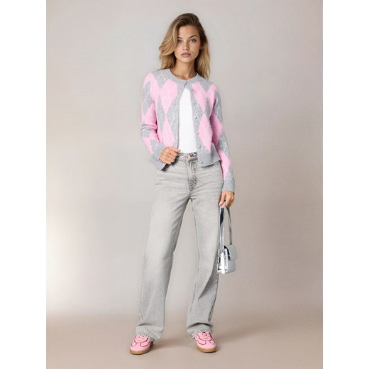 Sinsay - Sweter ze wzorkiem - wielobarwny Sinsay XS Sinsay