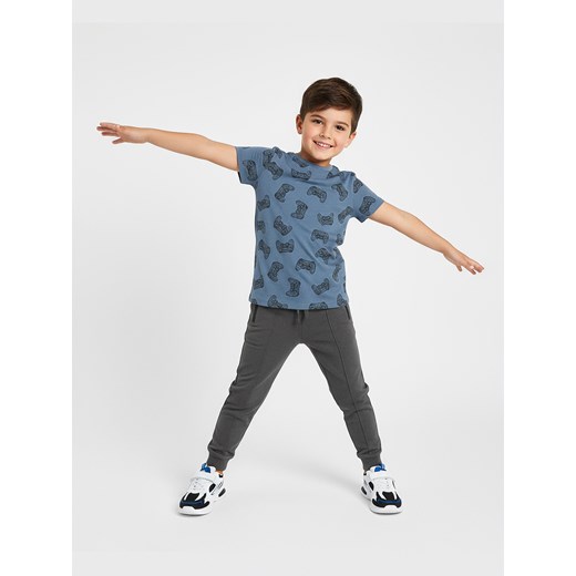 Sinsay - Spodnie jogger - szary Sinsay 128 (7-8 l) Sinsay